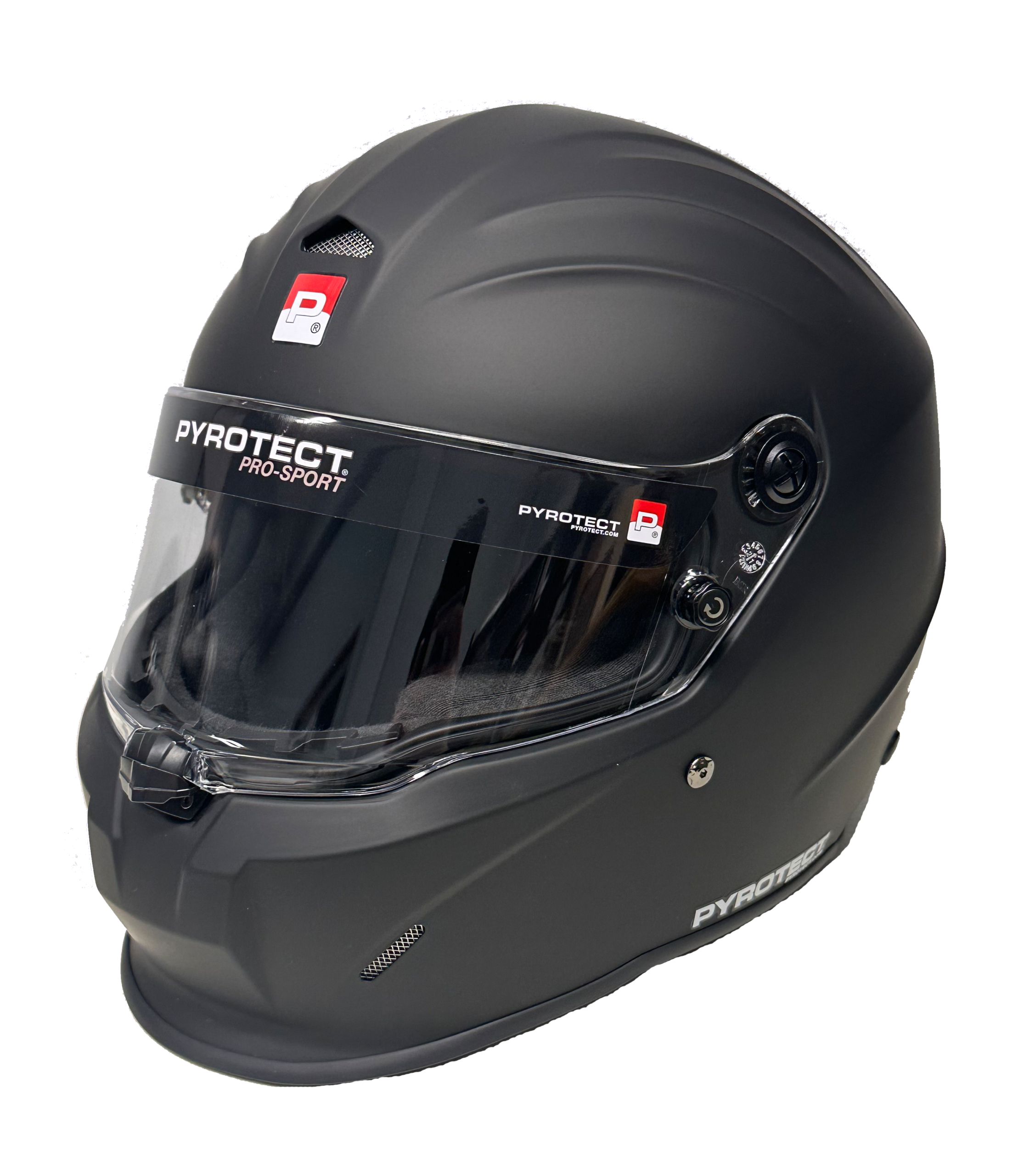 HB802-PROSPORT-SA20-FBLK-3-4-View Pro Sport Racing Helmet - Image 1