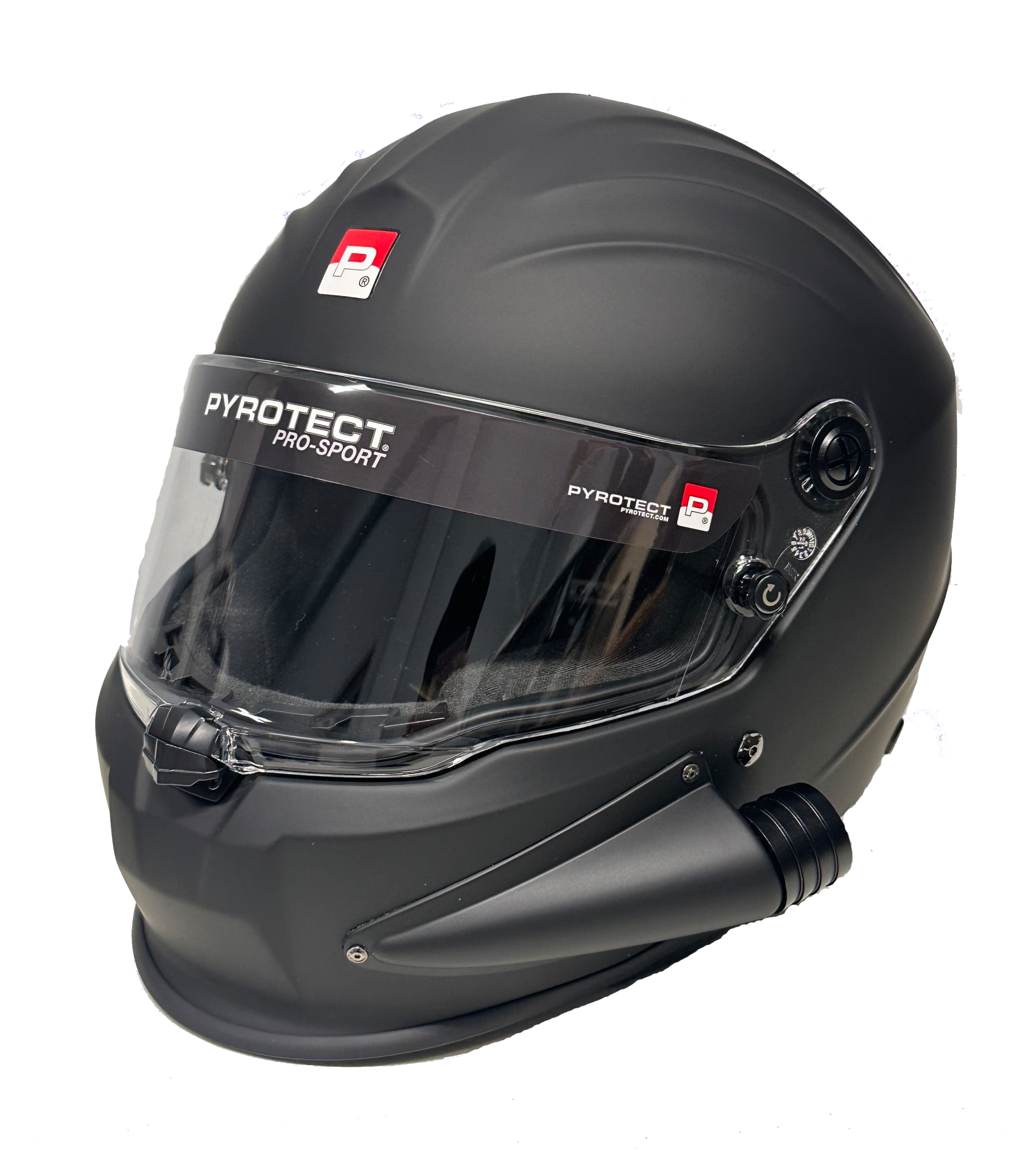 HB812-PROSPORT-SFA-SA20-FBLK-3-4-View Pro Sport Racing Helmet - Image 1
