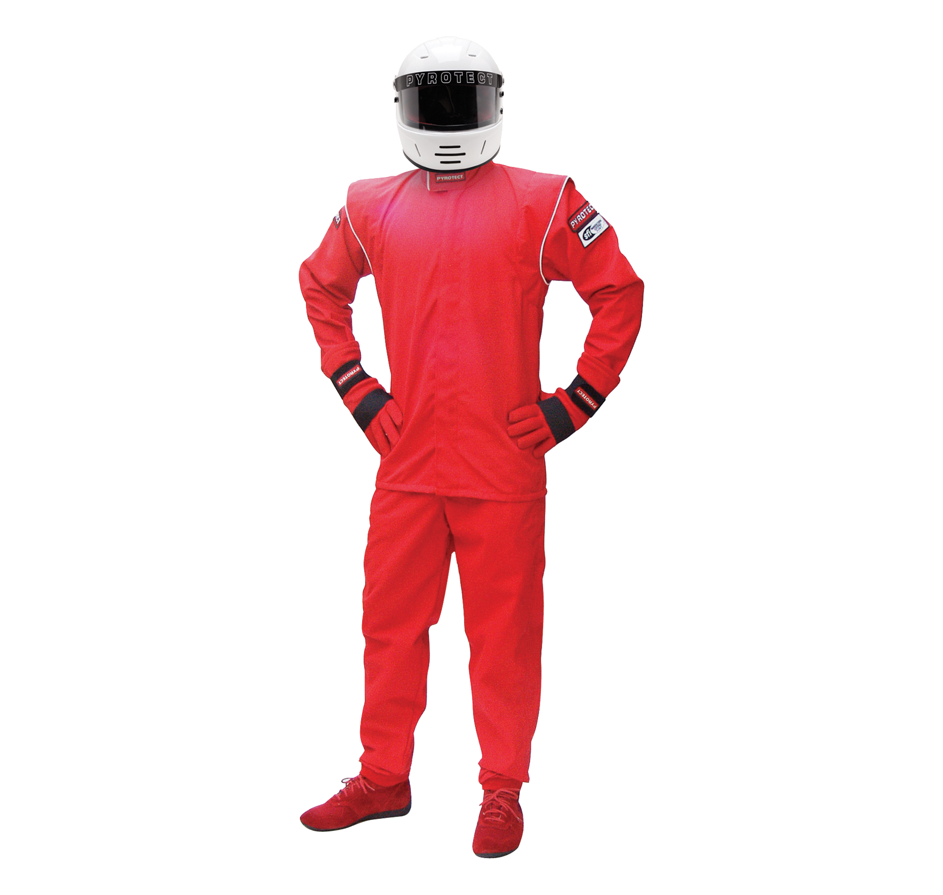 JP110 Junior_Pant & Jacket_Red 1 Junior Deluxe Two Piece Two Layer SFI-5 Jacket - Image 1