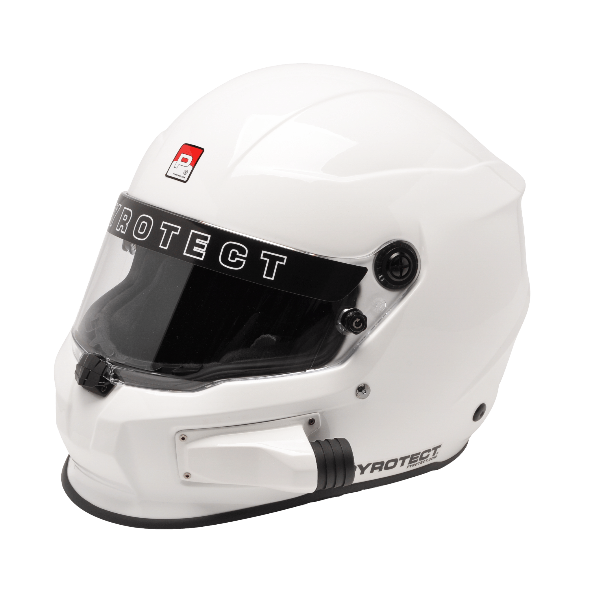 Pro-Air-Flow-Side-Forced-Full-Face-Helmet-Gloss-White-2.png Pro Air Vortex Racing Helmet - Image 1