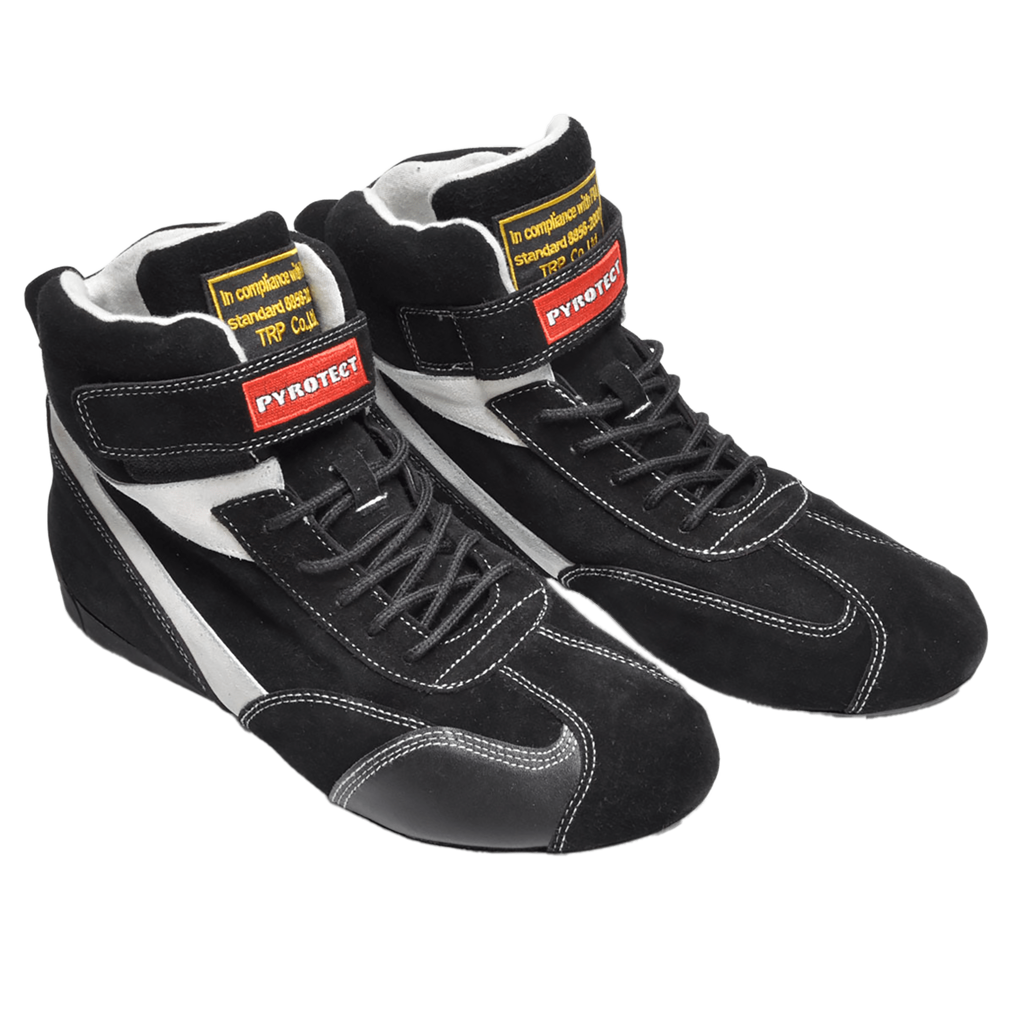 Pro-Low-Top-Shoes-Black-and-White-2.png Pro One FIA Racing Shoes - Image 1