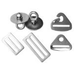 Double "D" Sliders for 2" Belts