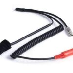 NASCAR 3C Wired Open Face Helmet Kit with M102 Military Coil Cord